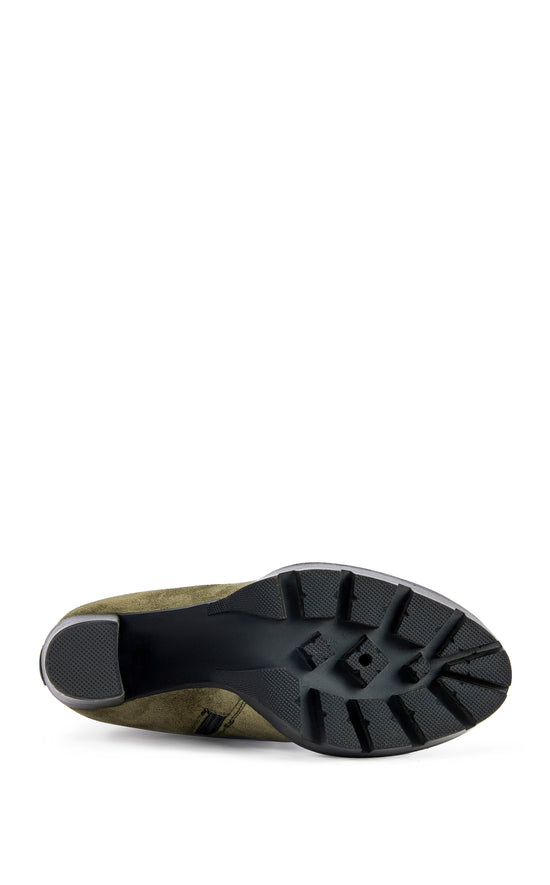 MUFFLER-GREENMULTI BLOCK BOOTIE