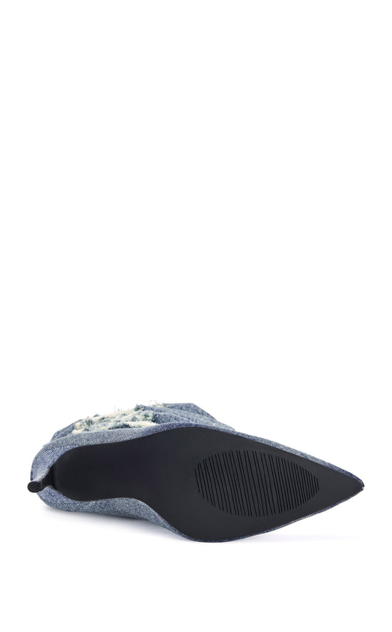 NAELIA-DENIM STILETTO BOOTIE