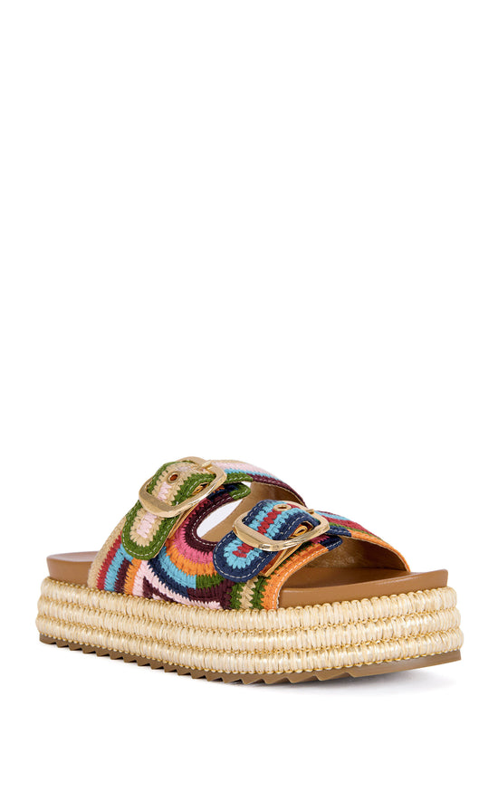 NIKKEI-MULTI FLATFORM SANDAL