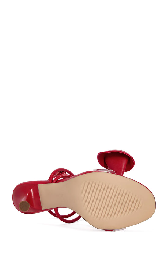 NILOU-RED STILETTO SANDAL