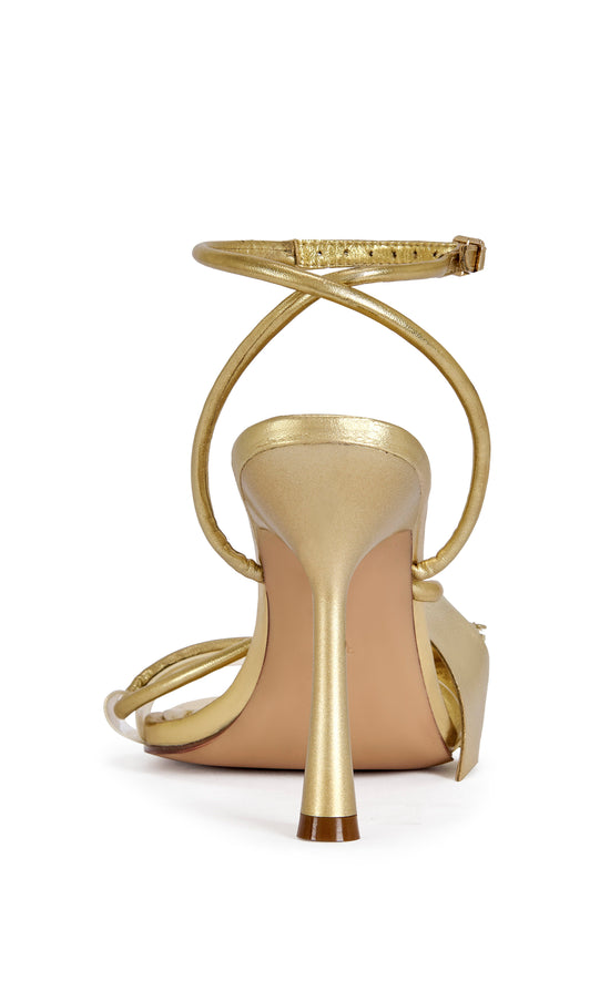 NILO-GOLD STILETTO SANDAL