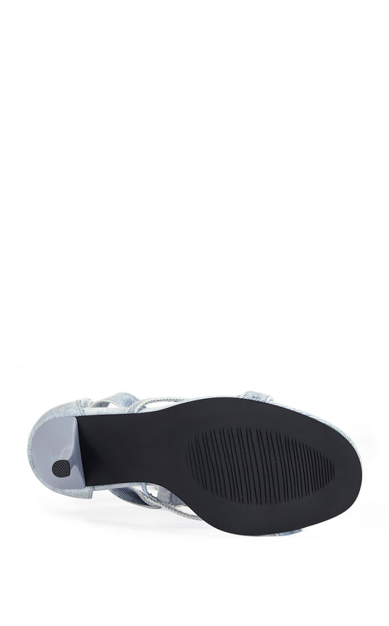 NORMAJEAN-DENIM STILETTO SANDAL | AZALEA WANG