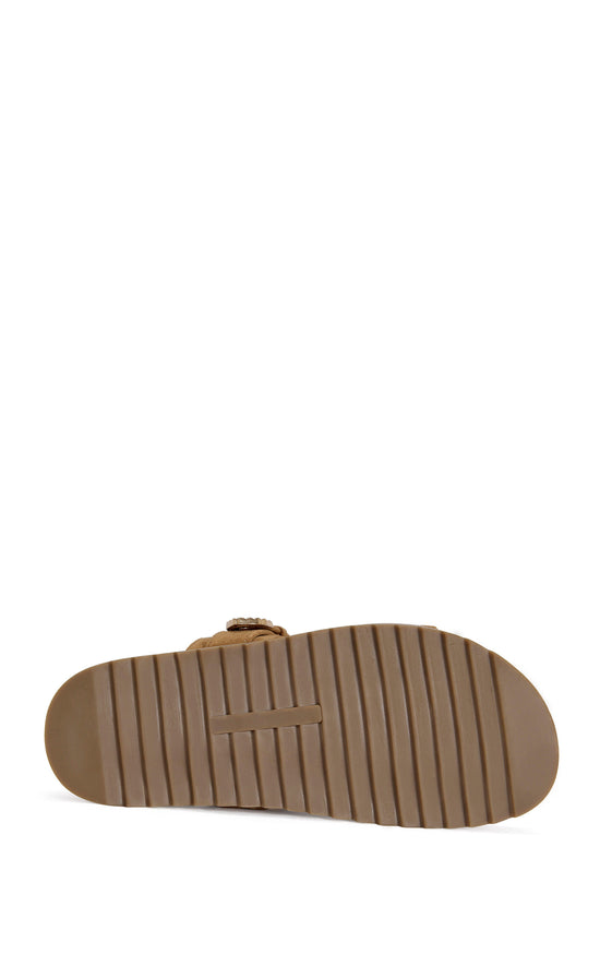 PALLAS-TAN WESTERN FLAT SANDAL