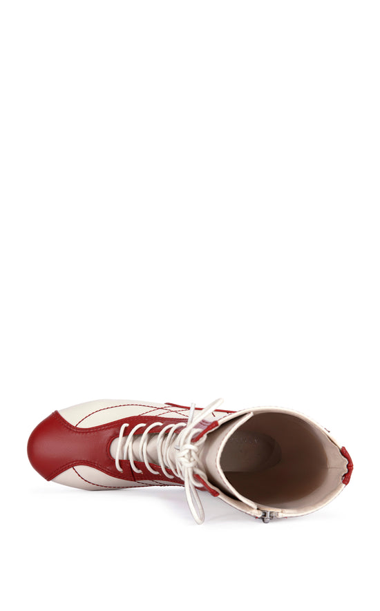 PASSER-RED FLAT SNEAKER | AZALEA WANG