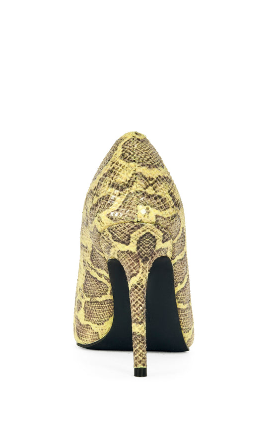 PATRICC-YELLOWSNAKE STILETTO PUMP