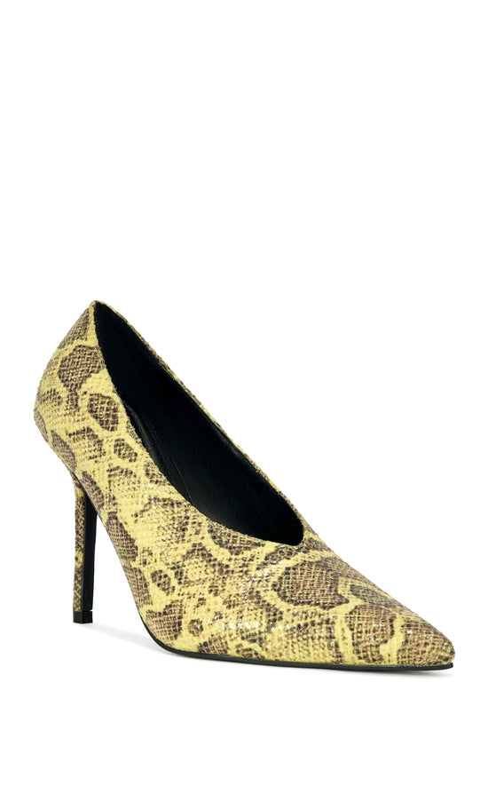 PATRICC-YELLOWSNAKE STILETTO PUMP