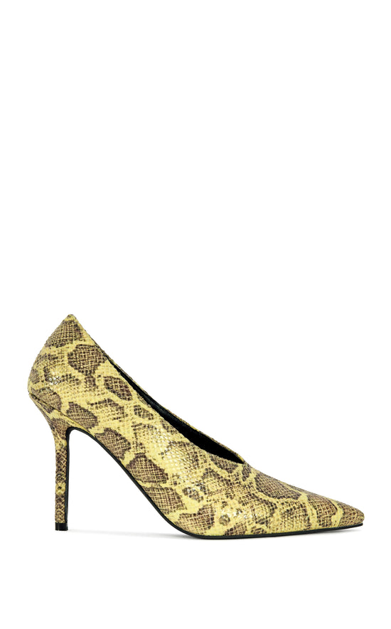 PATRICC-YELLOWSNAKE STILETTO PUMP