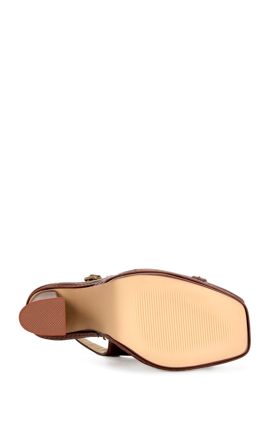 PEGGY-CHOCOLATE PLATFORM BLOCK PUMP
