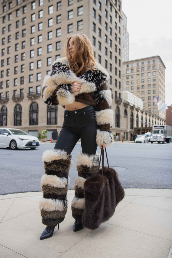 PORTIA-FUR FAUX FUR JACKET