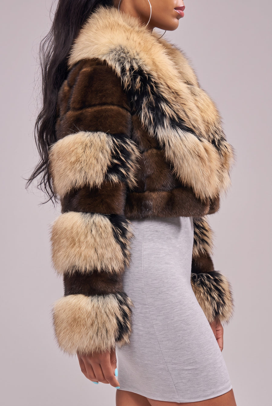 PORTIA-FUR FAUX FUR JACKET | AZALEA WANG