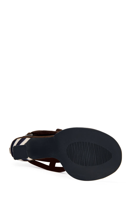RAMIEL-CHOCOLATE STILETTO SANDAL