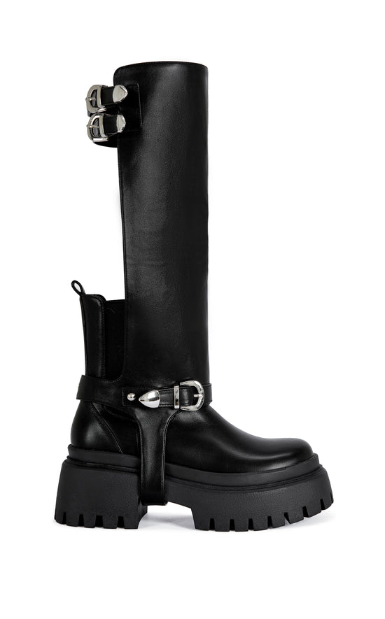 RAMPAGE-BLACK 2 WAY HARNESS BOOT