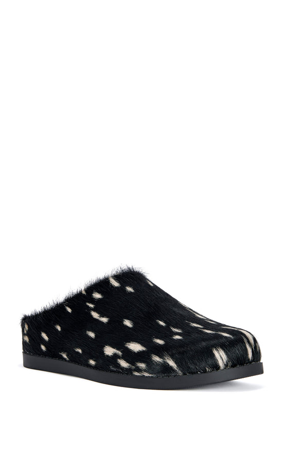 RAMSES-DEER GENUINE LEATHER SLIP-ON FLAT