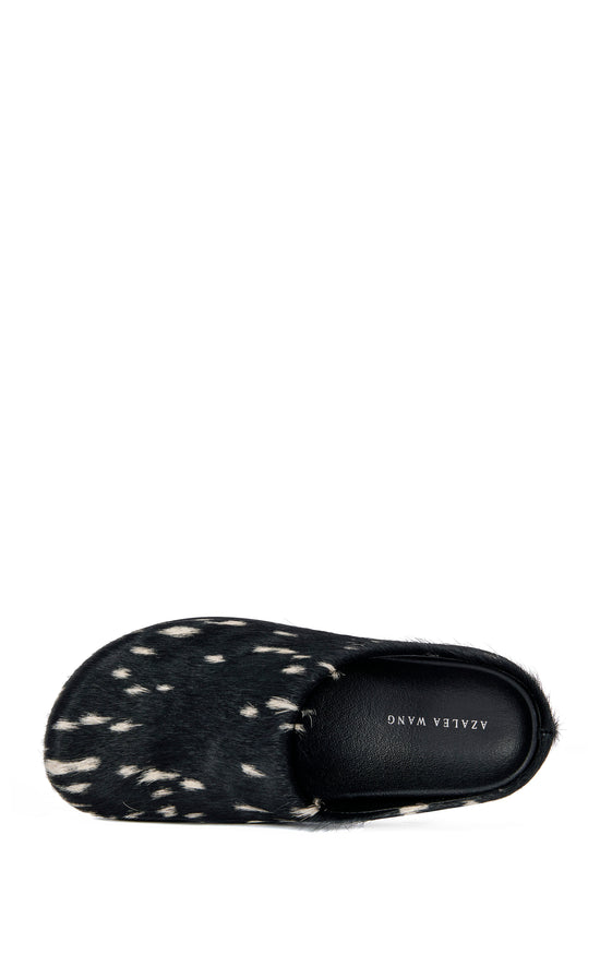 RAMSES-DEER GENUINE LEATHER SLIP-ON FLAT