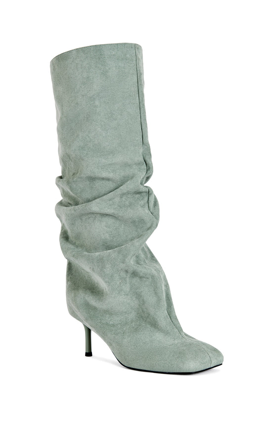 RANDALL-SAGE STILETTO SLOUCH BOOT