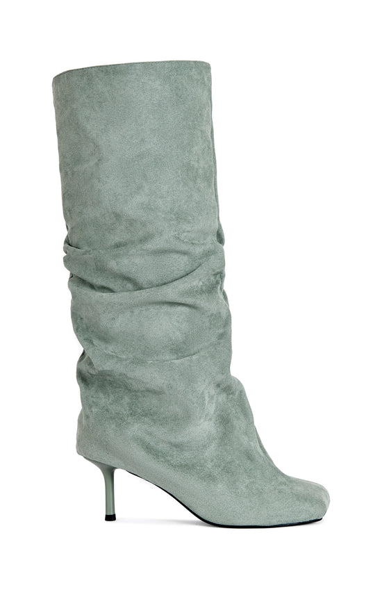 RANDALL-SAGE STILETTO SLOUCH BOOT