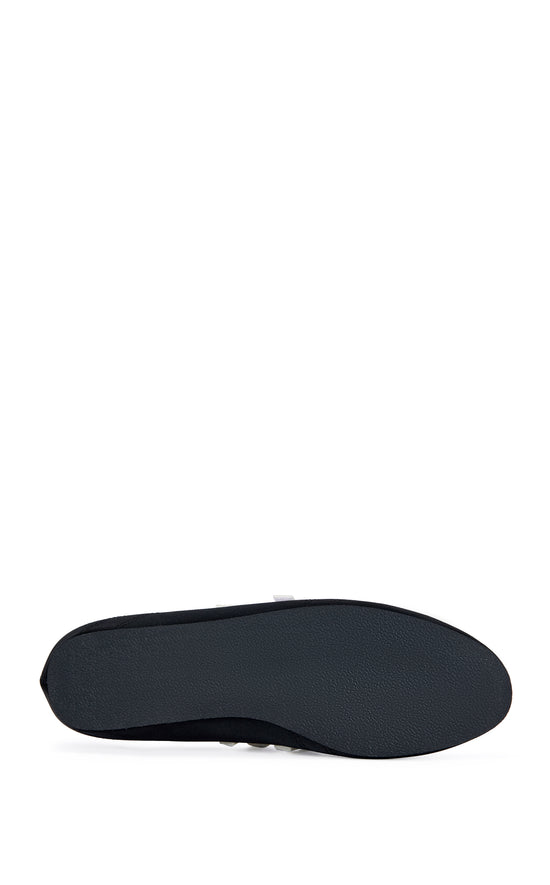 RANDILYN-BLACK BALLET FLAT SNEAKER