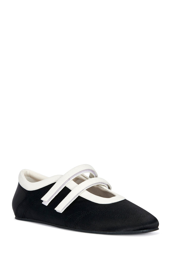RANDILYN-BLACK BALLET FLAT SNEAKER