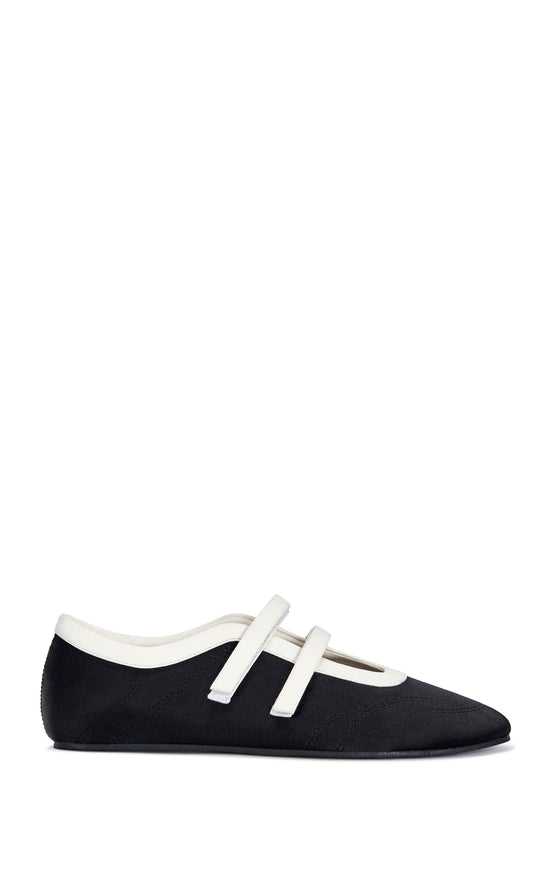 RANDILYN-BLACK BALLET FLAT SNEAKER