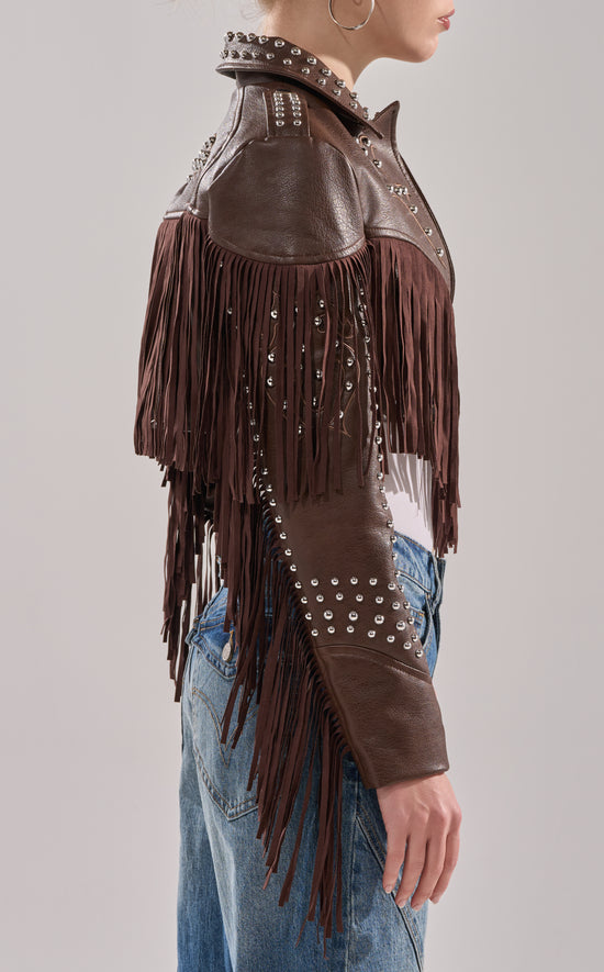 REECE-BROWN WESTERN FRINGE JACKET