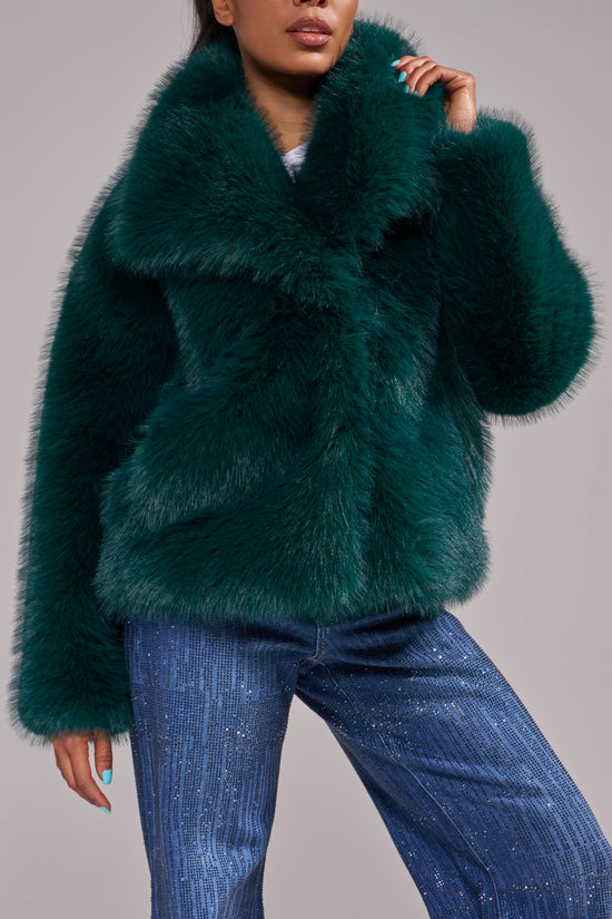 REGINA-FOREST FAUX FUR JACKET