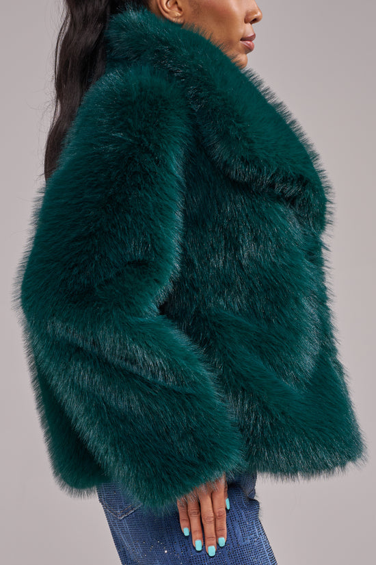 REGINA-FOREST FAUX FUR JACKET
