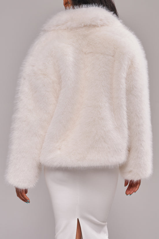 REGINA-OAT FAUX FUR JACKET
