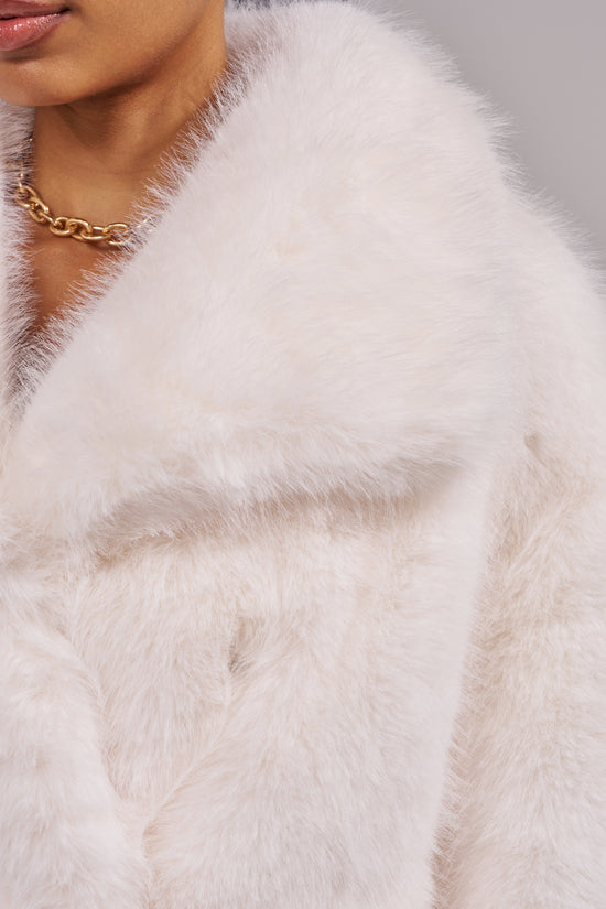 REGINA-OAT FAUX FUR JACKET