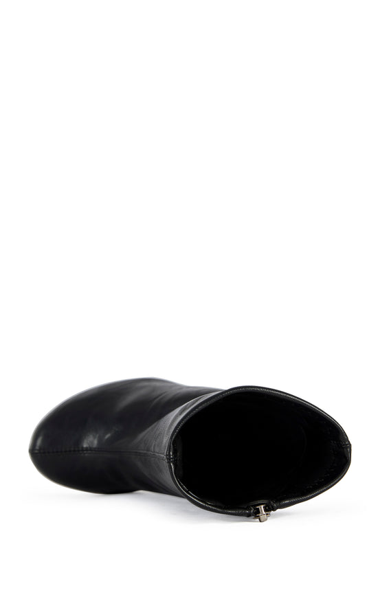 ROAD-BLACK PLATFORM WEDGE BOOTIE