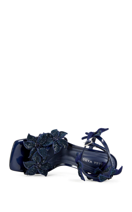 ROMI-NAVY STILETTO SANDAL | AZALEA WANG