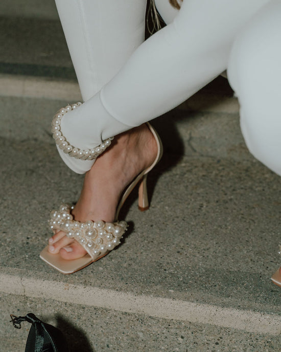 ROMILY-CHAMPAGNE STILETTO SANDAL
