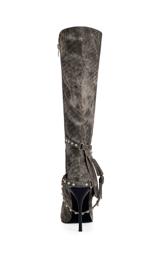 RONDEL-BROWNMULTI STILETTO BOOT