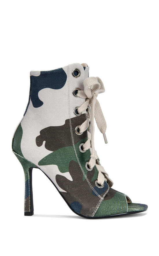 ROOFTOP-CAMO STILETTO BOOTIE