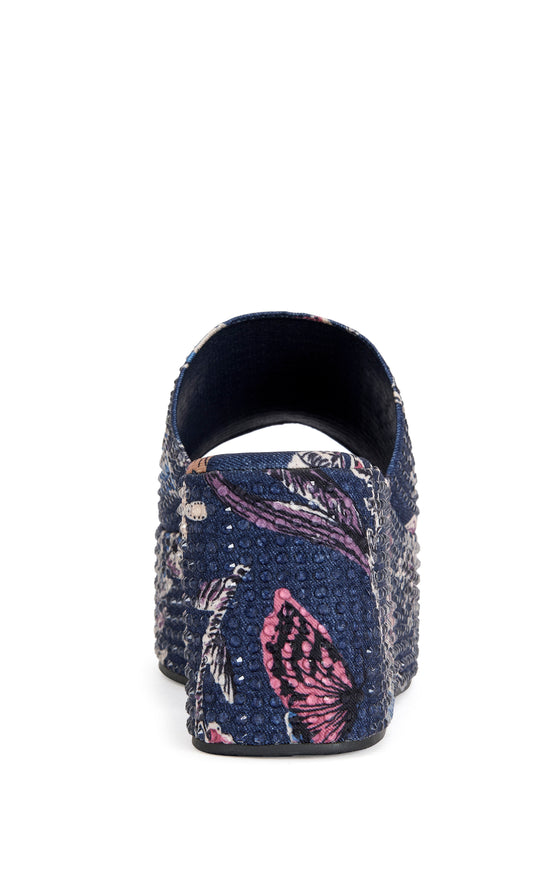ROSALIND-BLUEMULTI RHINESTONE PLATFORM SANDAL