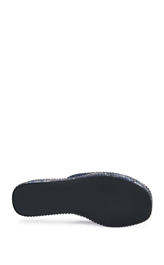 ROSALIND-BLUEMULTI RHINESTONE PLATFORM SANDAL