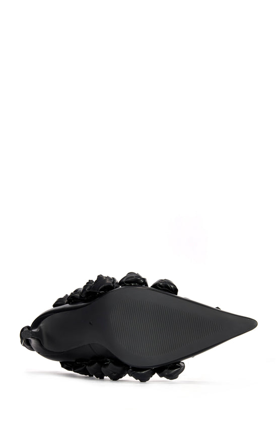 ROSINA-BLACK STILETTO PUMP