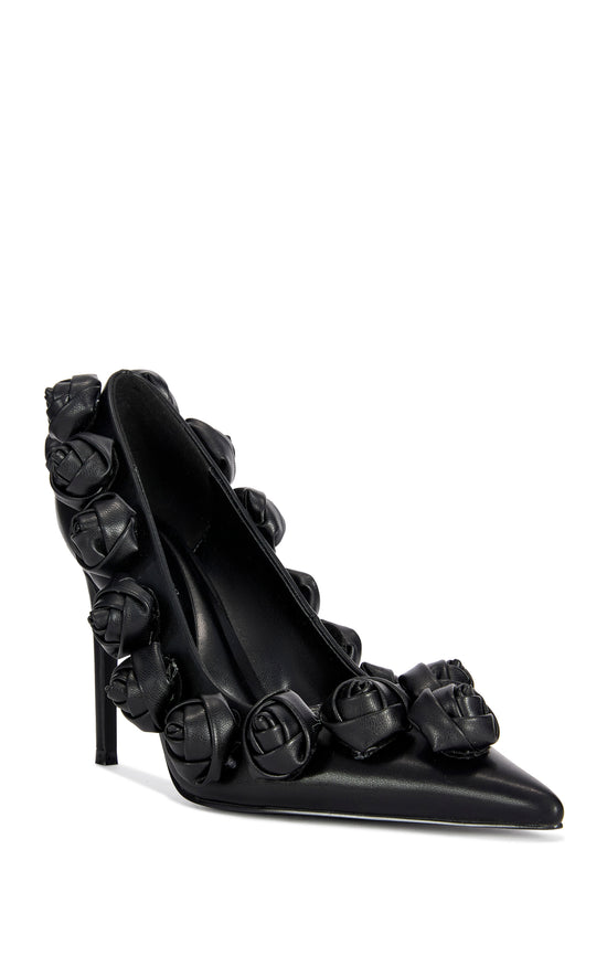 ROSINA-BLACK STILETTO PUMP