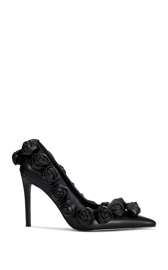 ROSINA-BLACK STILETTO PUMP
