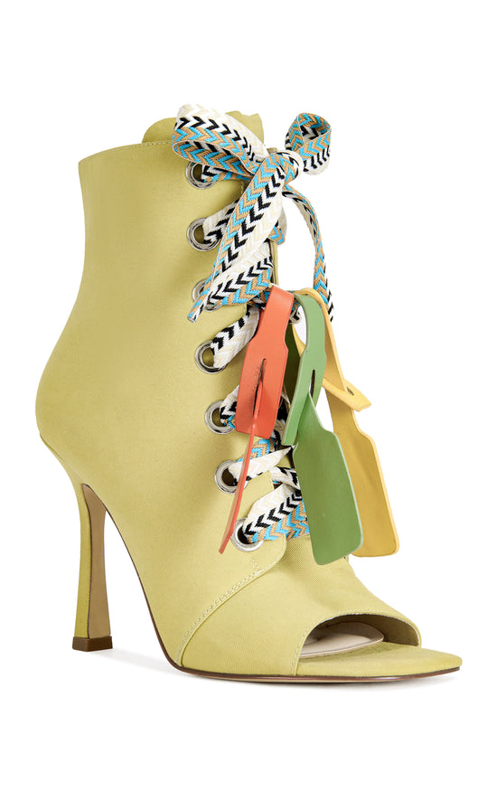 ROVEA-KHAKI STILETTO BOOTIE
