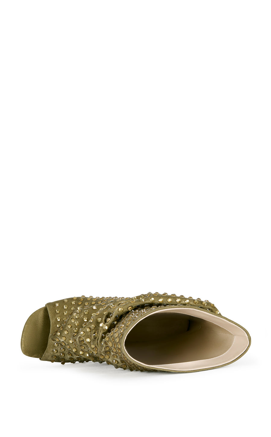 ROZSI-BRONZE PEEP TOE STILETTO BOOTIE