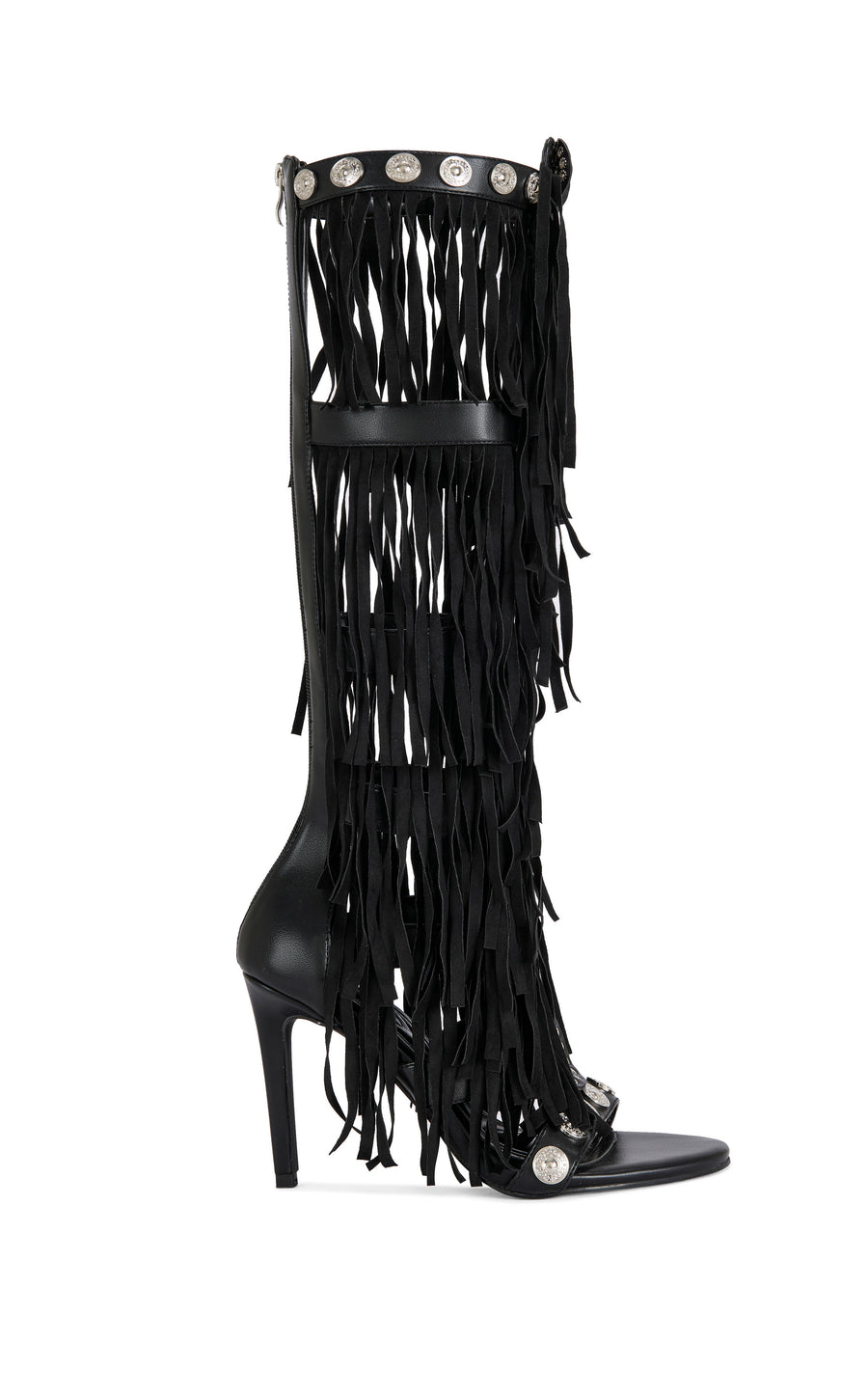 SAMEYA-BLACK STILETTO SANDAL | AZALEA WANG