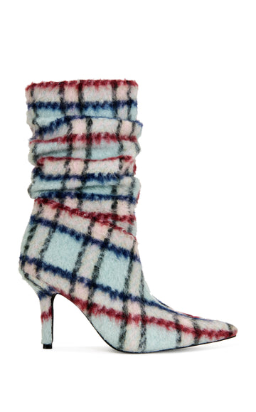 SANJIV-BLUEMULTI STILETTO BOOTIE