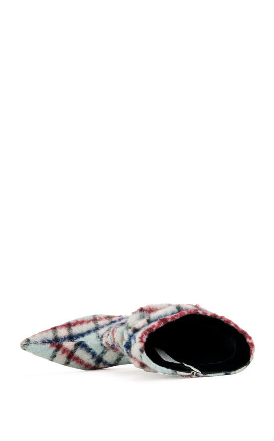 SANJIV-BOTÍN DE AGUJA MULTICOLOR AZUL