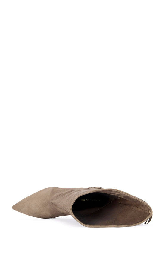 SARIAH-TAUPE FRINGE BOOTIE