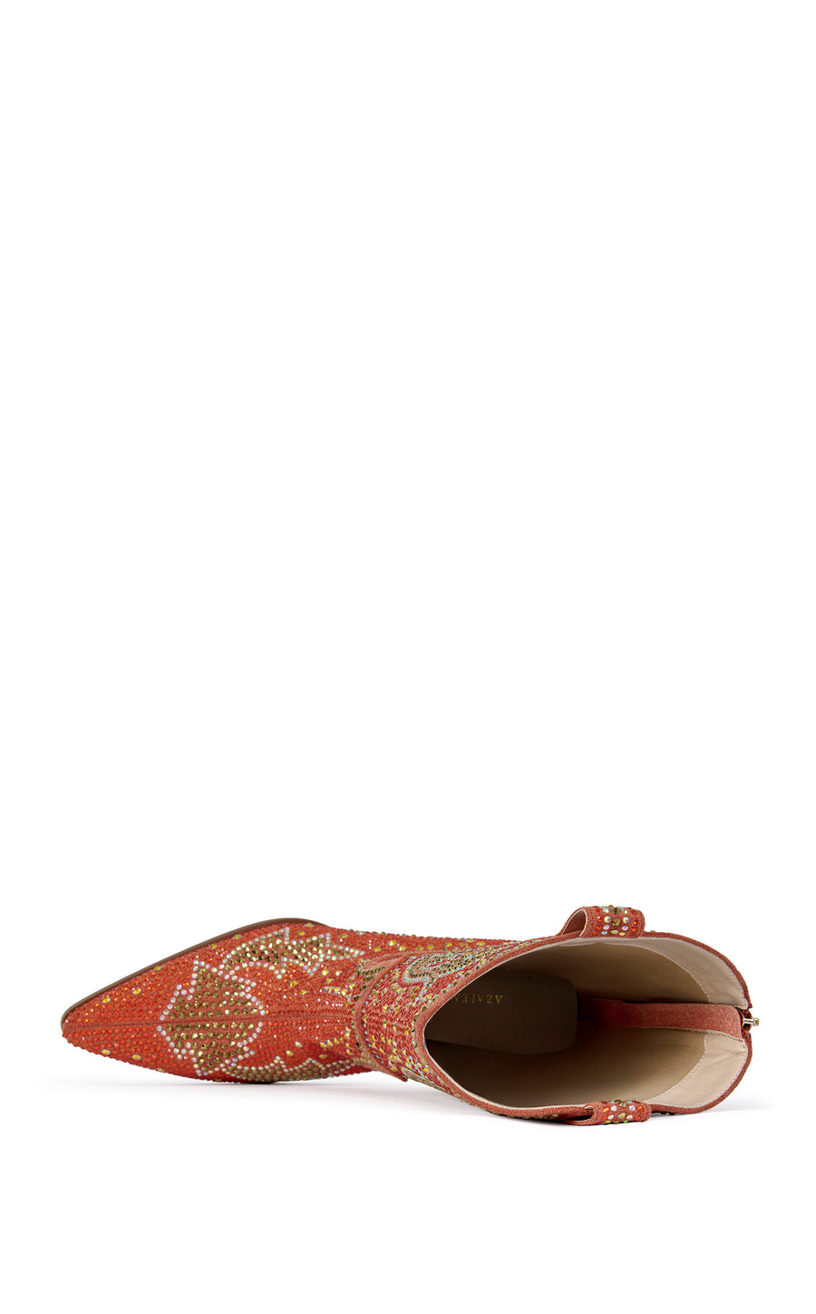 SCOTT-ORANGEMULTI WESTERN BLOCK BOOTIE