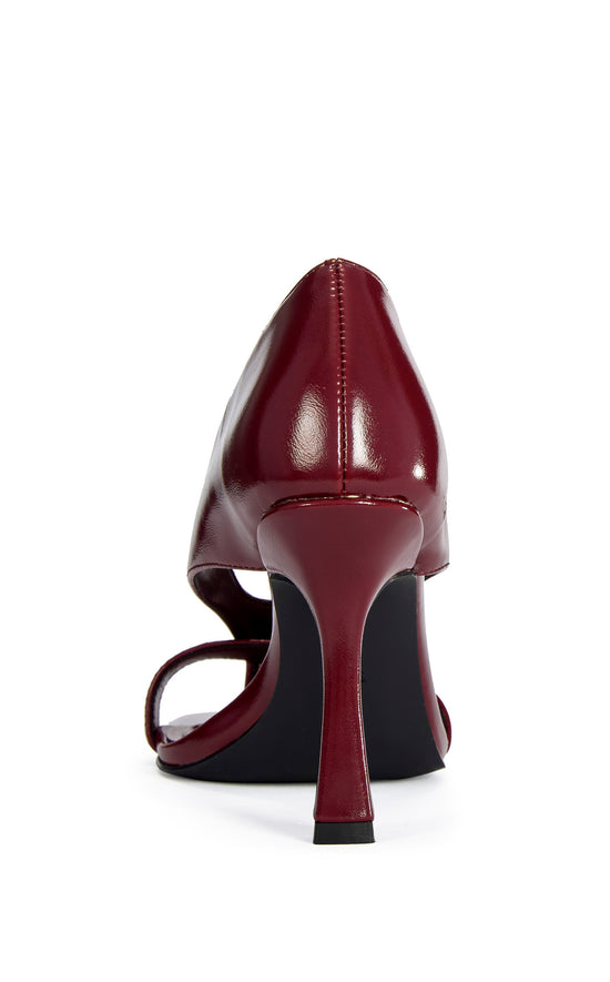 SECRET-BURGUNDY STILETTO SANDAL
