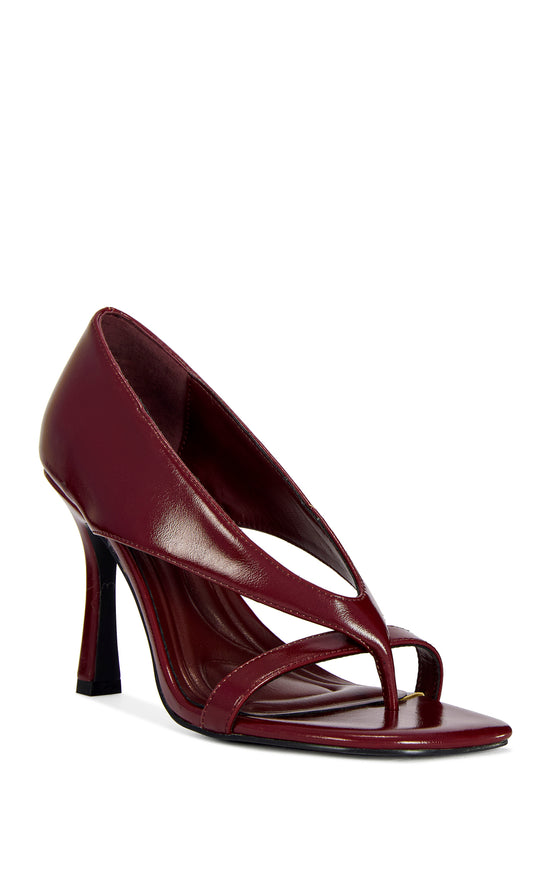 SECRET-BURGUNDY STILETTO SANDAL