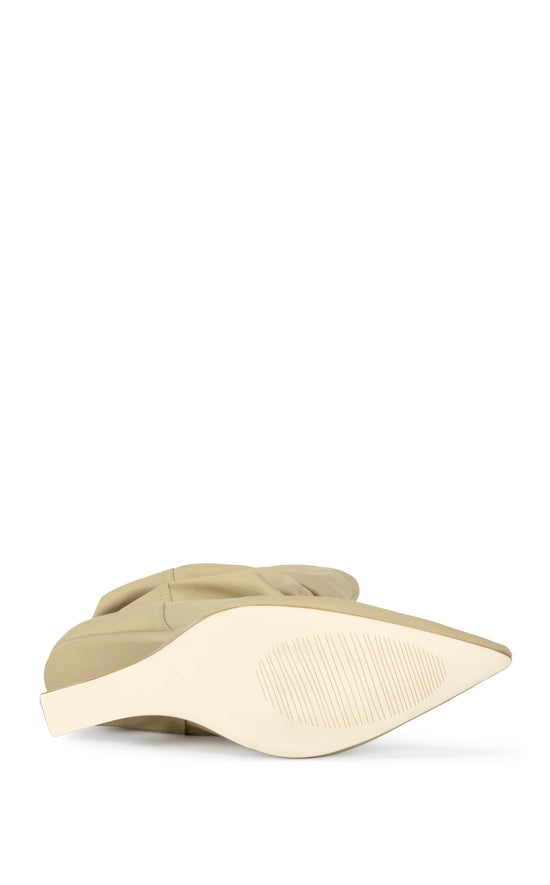 SERONA-KHAKI WEDGE BOOTIE