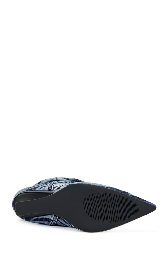 SERONA-DENIMTIGER SLOUCH WEDGE BOOTIE