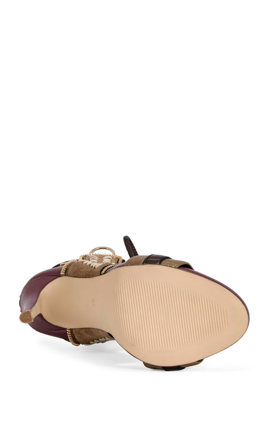 SHAINIA-PLUMMULTI GLADIATOR SANDAL BOOTIE